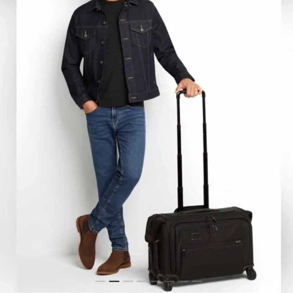 TUMI ‘Alpha’ Black Nylon Carry-On Garment Bag